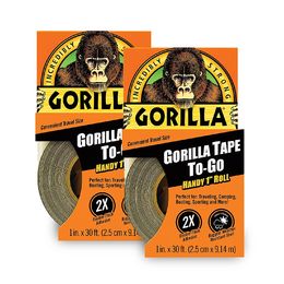 Shop Gorilla 6100116 Duct Tape To-Go 1" x 10 yd (2 Pack)