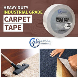 Sugarman Creations Strongest Double Sided Carpet Tape 4 in x 40 yd